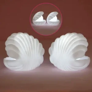 Pearl Shell Night Lamp Decorate Desk Lights Nursery Toy Lamp Led Pearl Shell Night Lights For Bedroom & Home ( default, Standard ).