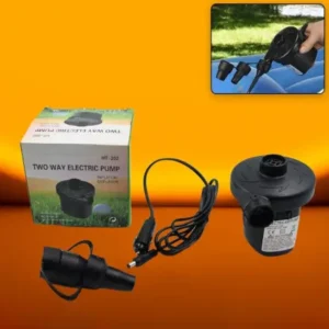 Multi-Purpose Electric Air Pump Without Valve Adaptors for Quickly Inflates/Deflates Sofa, Bed, Swimming Pool Tubes, Toys, Air Bags ( default, Standard ).