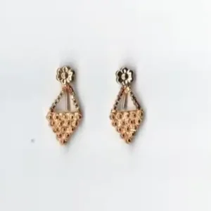 Necklace Set for Women | Gold-Plated Copper Choker with Matching Earrings, Adjustable. ( default, Standard ).