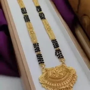 Diva Chic Mangal sutra | Gold-Plated Alloy Big Pendant, Non-Adjustable, Free Size. ( default, Standard ).