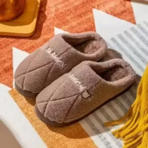 Unisex Winter Warm Flip Flop Slippers for Indoor and Outdoor Use ( brown, 7,8,9,10 )