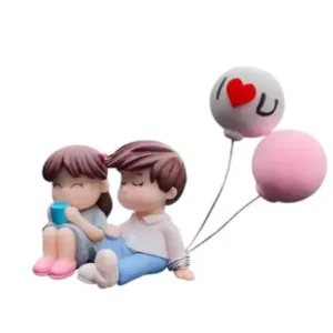 Cute Car Couple Showpiece Miniature Figurine ( default, Standard ).