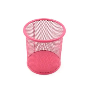 Metal Mesh Pen Holder for Desk (1 Pc): Pen Stand, Pencil Organizer, Stationery Storage ( default, Standard ).